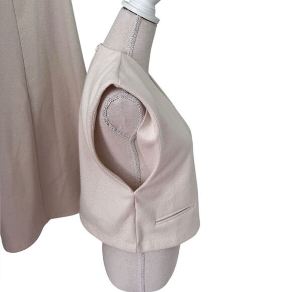 Zara rustic skirt and V-neck vest set in light sand nwot S - Picture 9 of 12